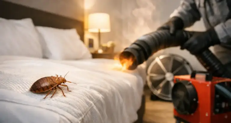 How Bed Bug Heat Treatment Stops Infestations